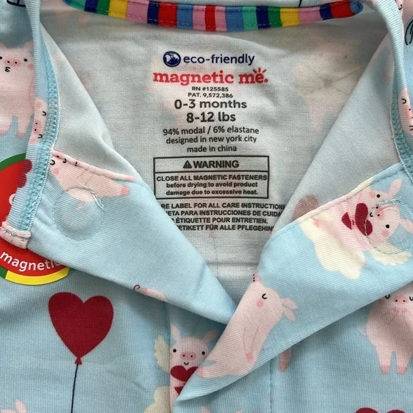 Magnetic Me Modal Cupig Footie 6-9 12-18 months - Picture 5 of 5